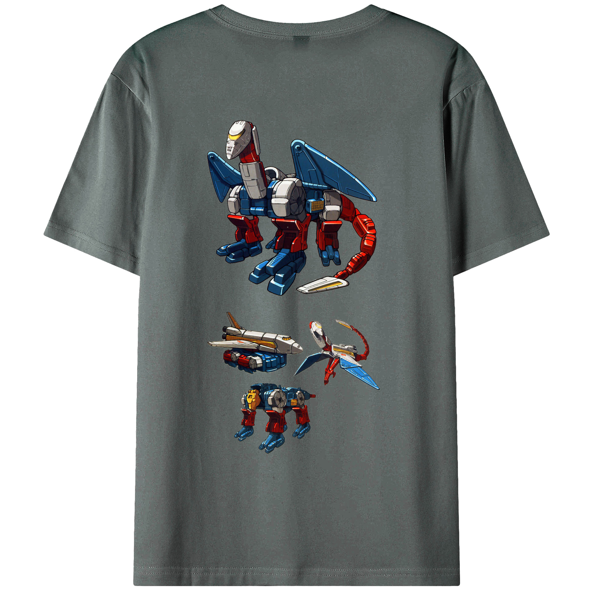 （画像用）  綿100％ メンズ半袖Tシャツ（バックプリント） 通気性